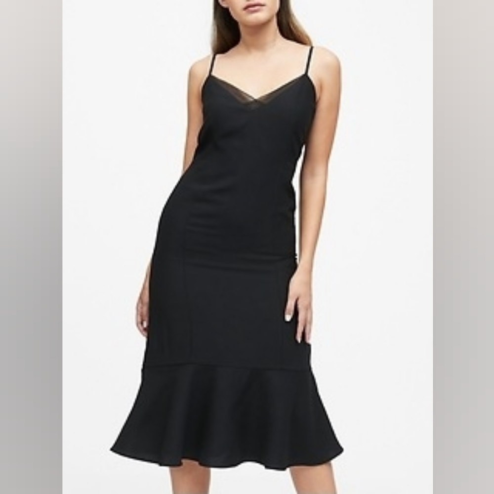 Banana Republic Black Sheath Dress